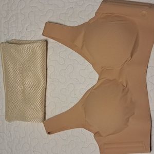 Nude HoneyLove V-Neck Bra